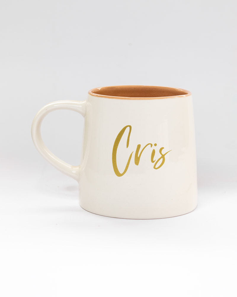 Jarro Blanco Interior Caramelo J129