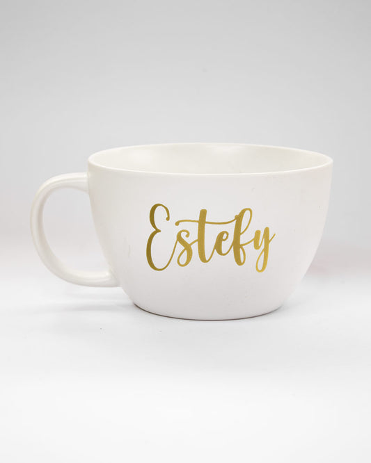 Jarro Ancho Blanco J134