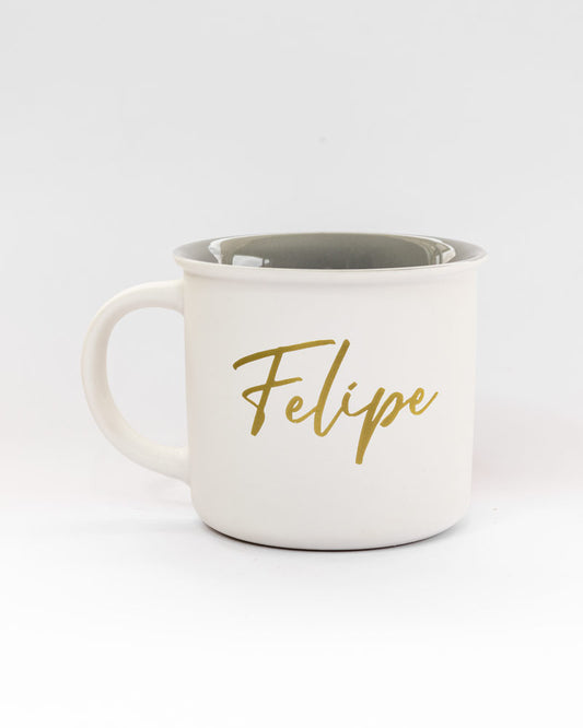 Jarro Blanco Interior Gris J140