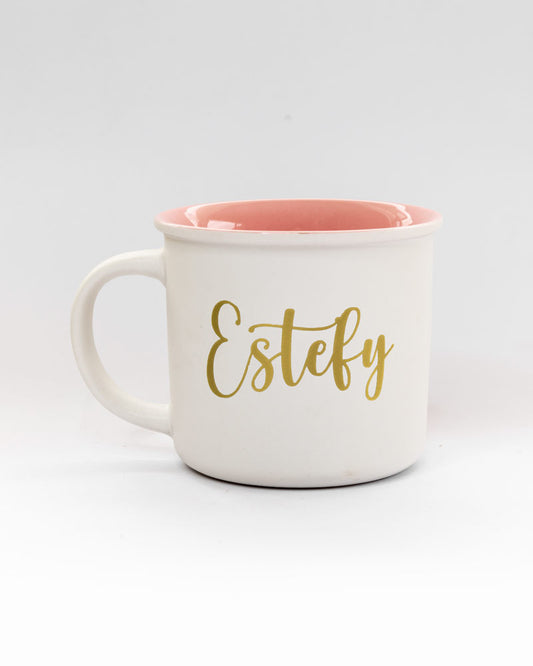 Jarro Blanco Interior Rosado J141