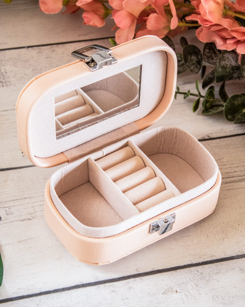 Mini Joyero Rectangular Rosa