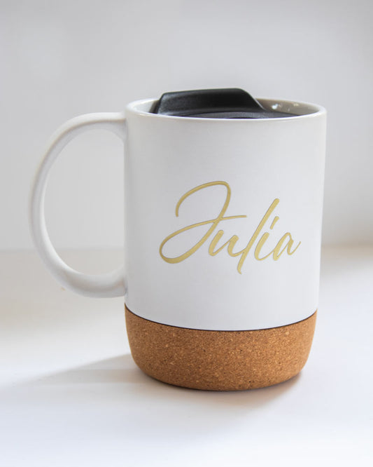 Jarro Blanco Base Corcho J151