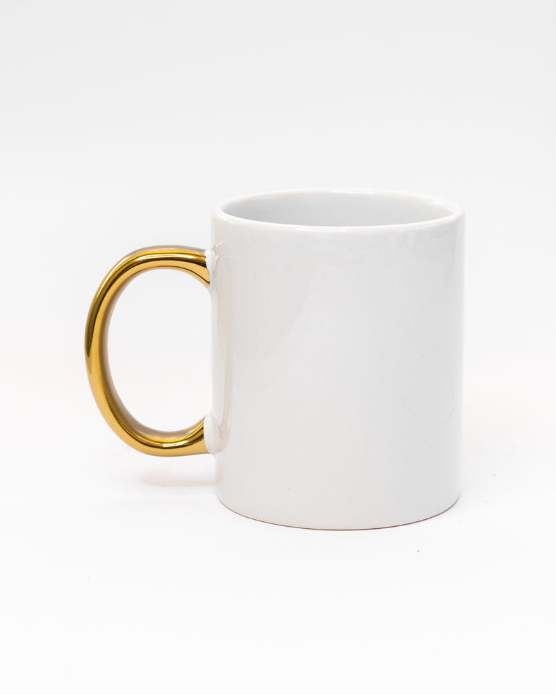 Jarro clásico con asa dorada S009