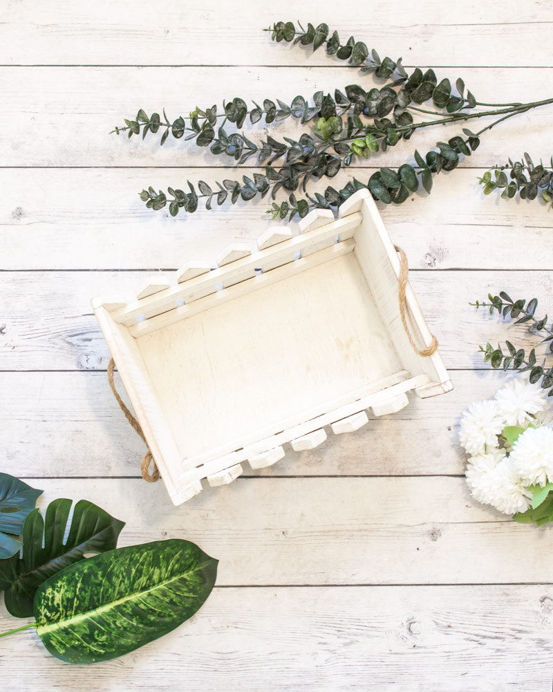 Base de Madera Blanca