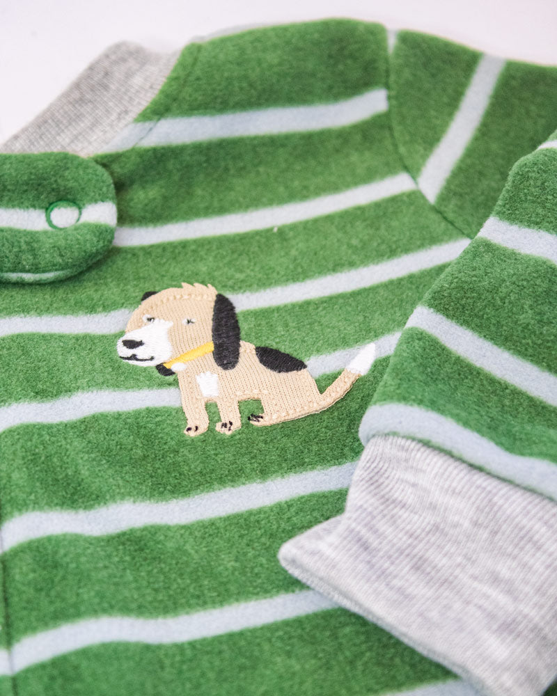 Monito Verde a Rayas