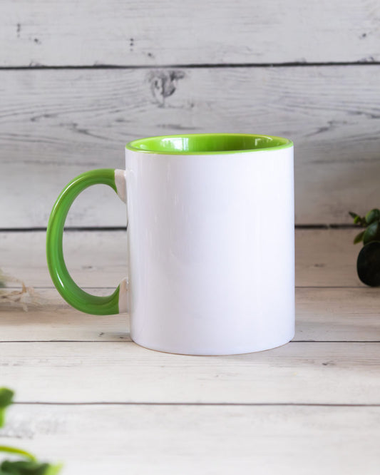 Jarro permanente fondo y asa verde