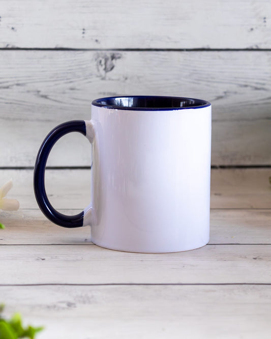 Jarro permanente fondo y asa azúl