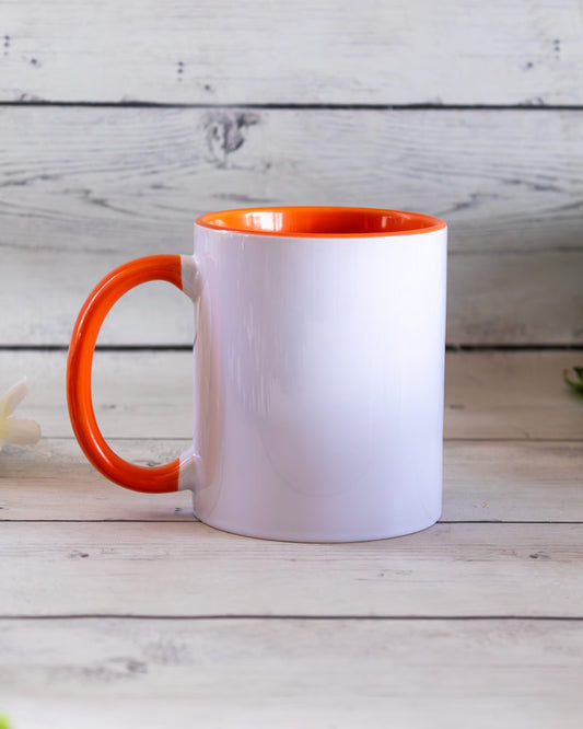 Jarro permanente fondo y asa naranja