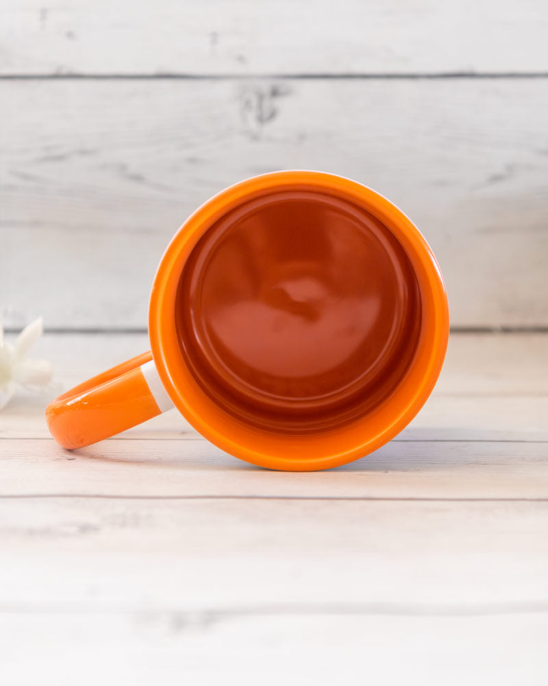 Jarro permanente fondo y asa naranja