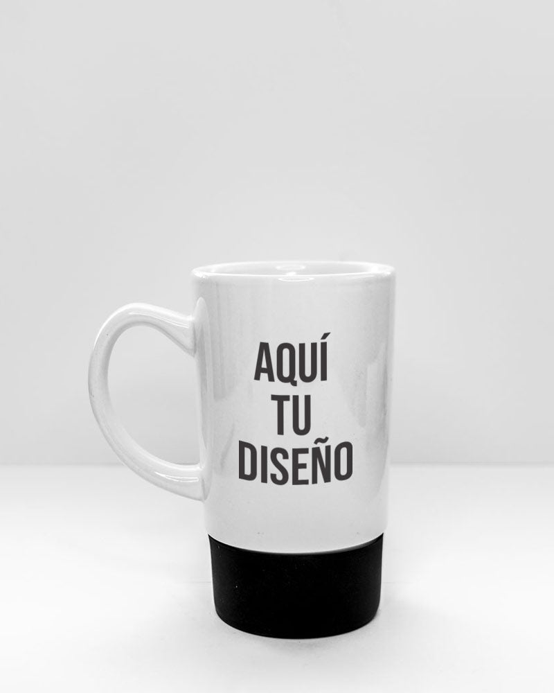 Jarro con base de caucho negro S017