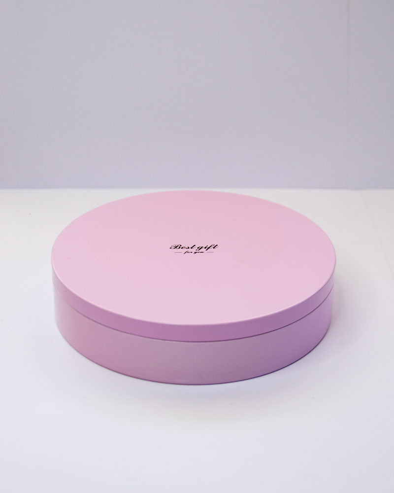 Caja Circular Rosada