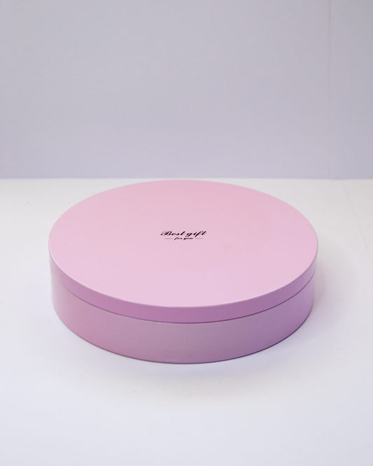 Caja Circular Rosada