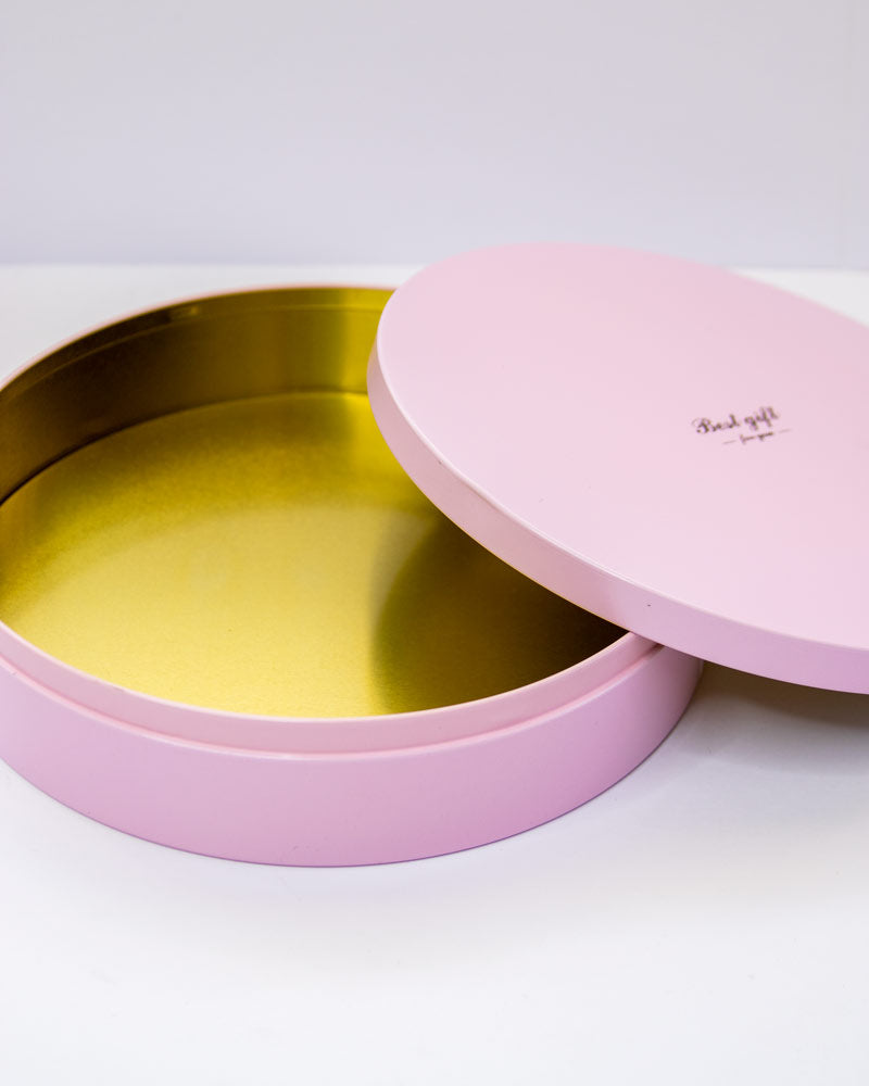 Caja Circular Rosada