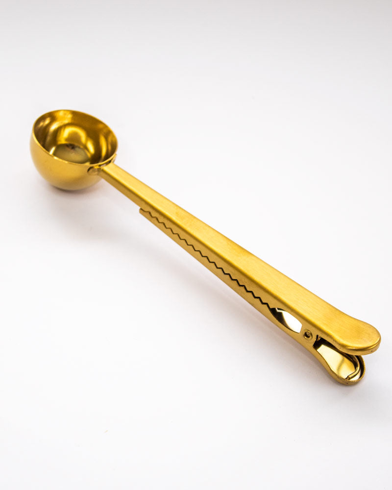 Cuchara Pinza para café Dorada