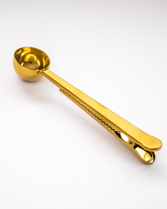 Cuchara Pinza para café Dorada