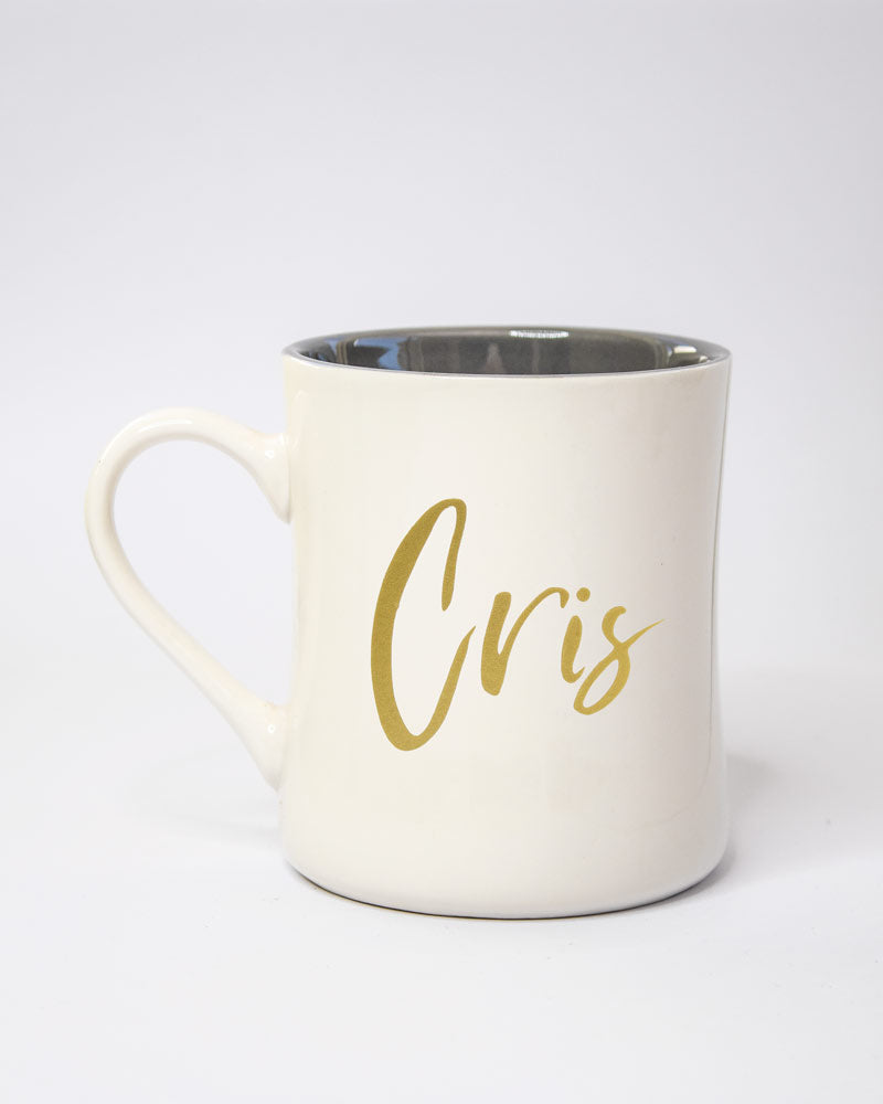 Jarro Blanco Interior Gris J066