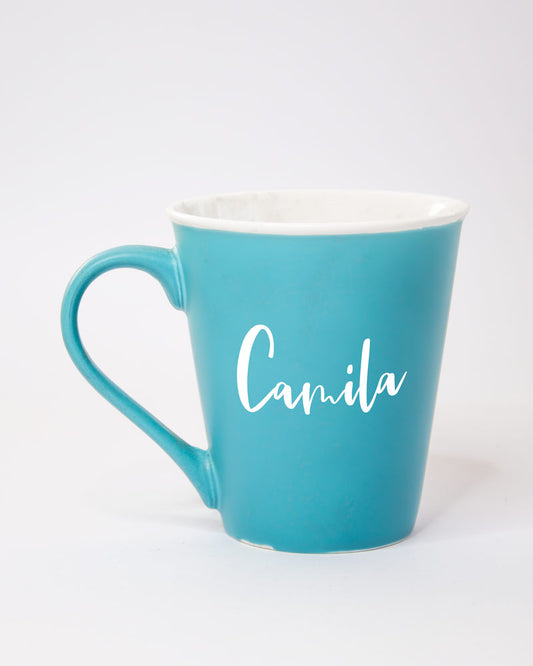 Jarro Turquesa Interior Blanco J067