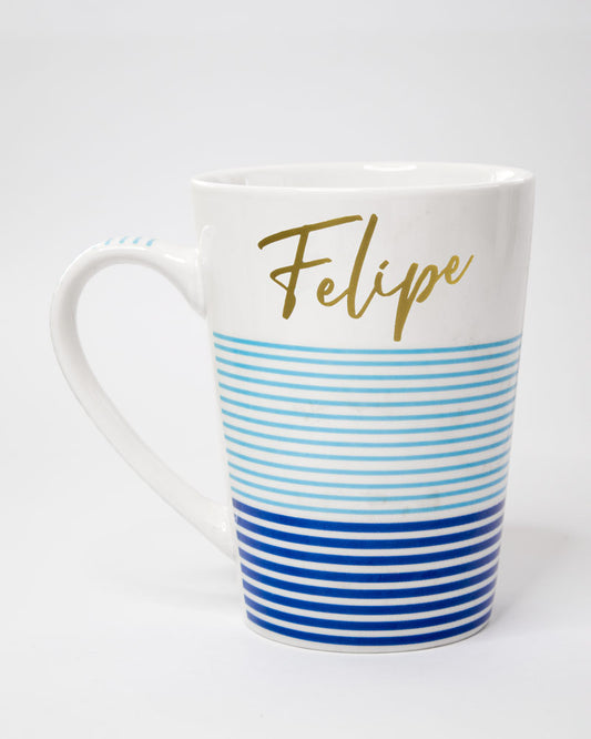 Jarro Lineas Azules J059