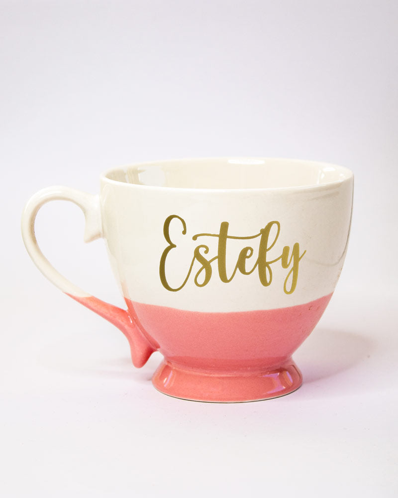 Jarro Blanca Base Rosada J058