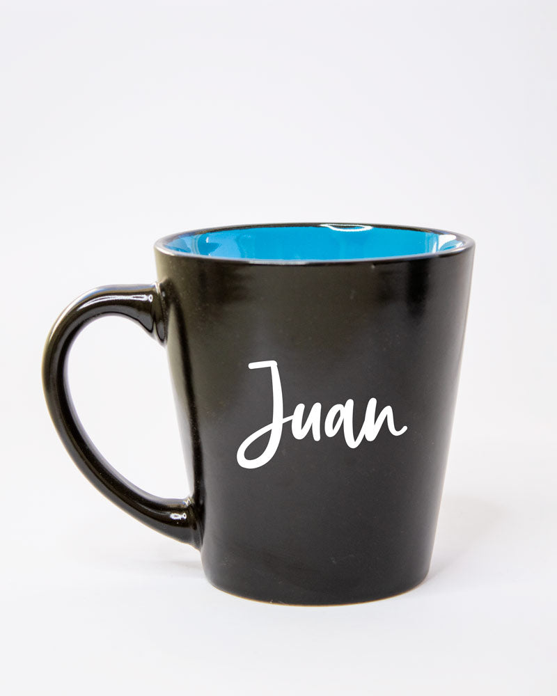 Jarro Negro Interior Azul J095