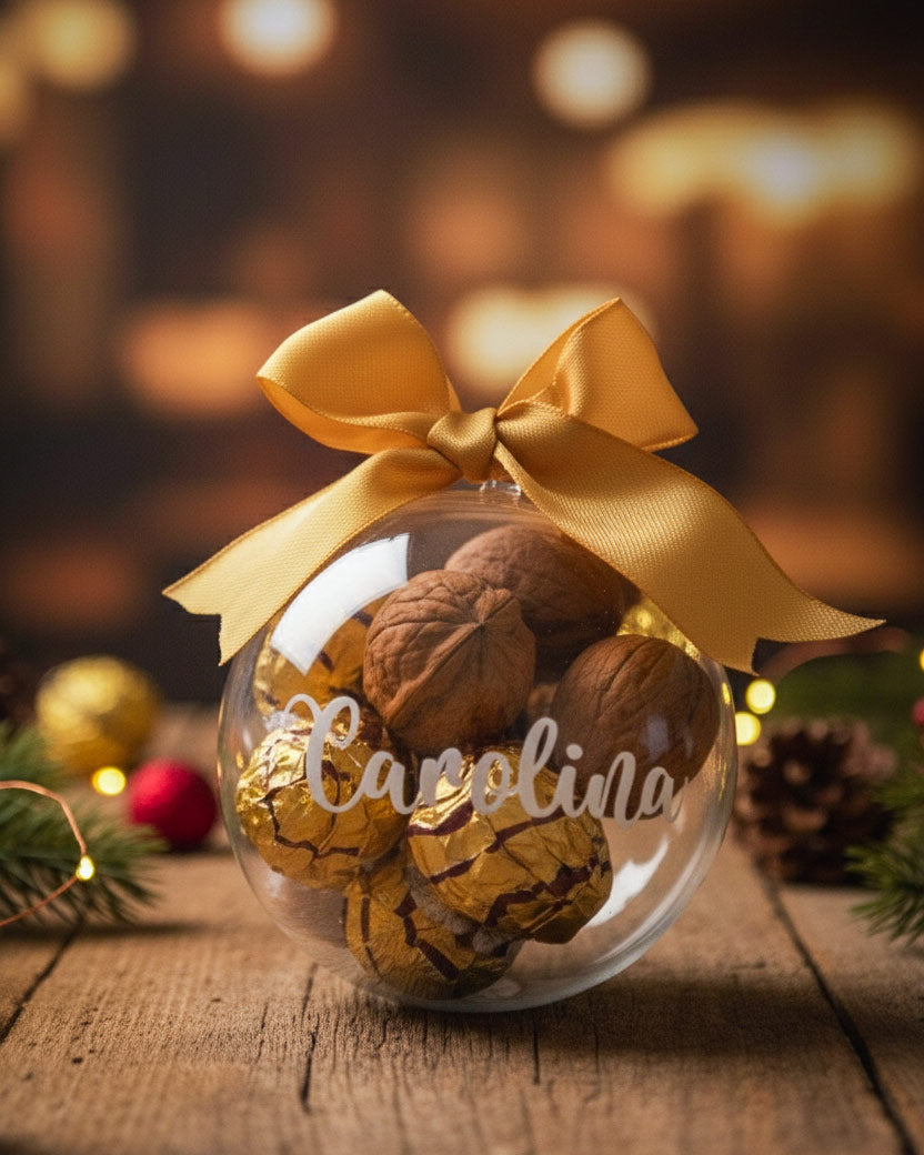 Bombillo con nueces y chocolates G057-N