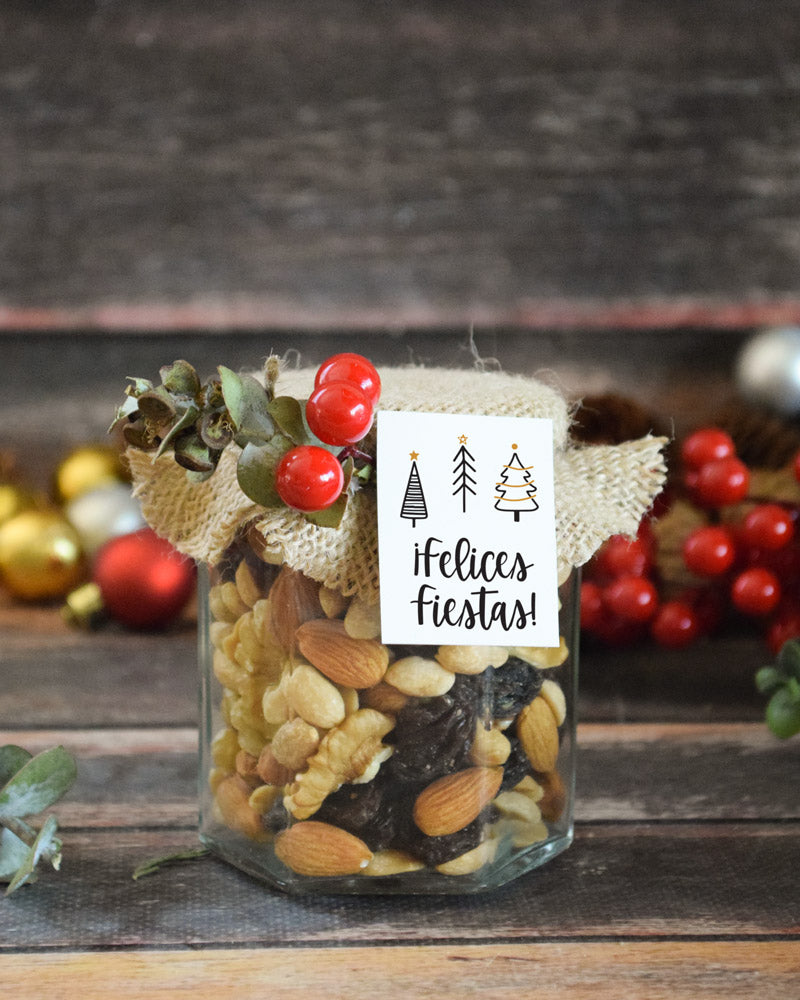 Frasco Frutos secos Hexagonal G205-N