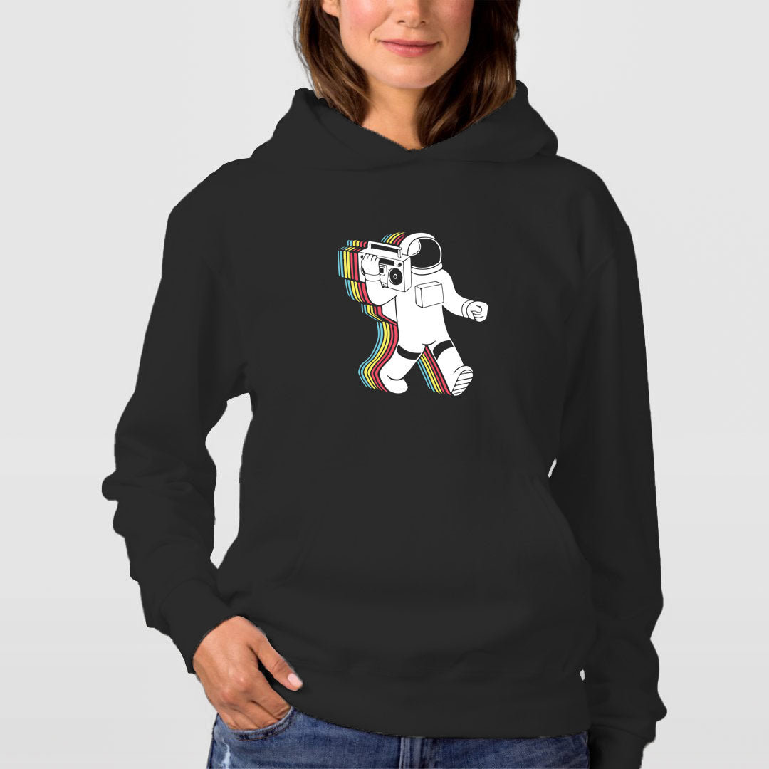 Hoodie Jamming Astronaut