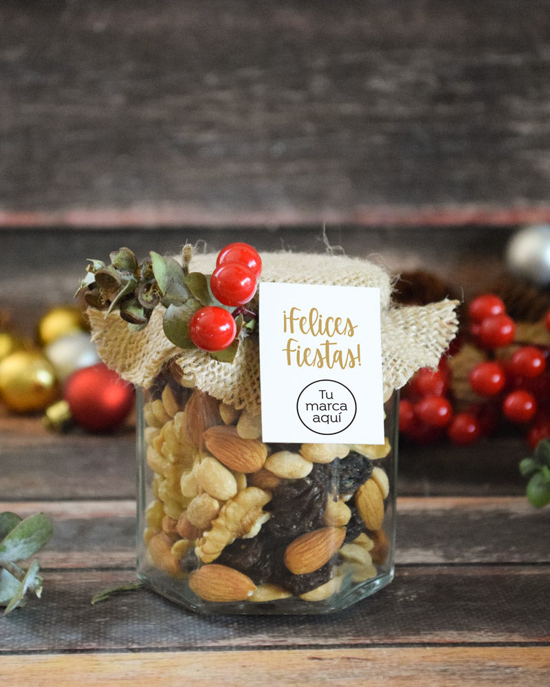 Frasco Frutos secos Hexagonal G205-C