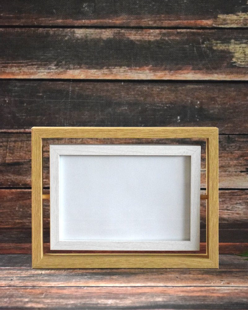 Portaretratos giratorio doble lado