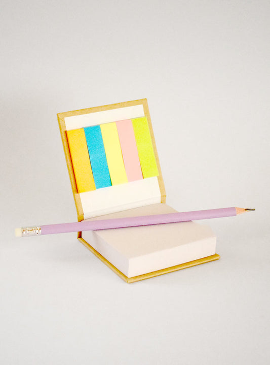 Set Block de notas + lápiz