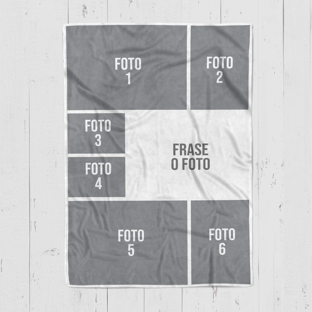 Cobija personalizada con fotos A