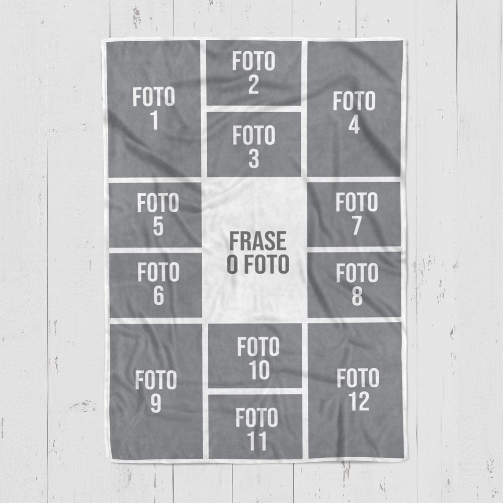 Cobija personalizada con fotos B
