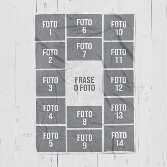 Cobija personalizada con fotos C