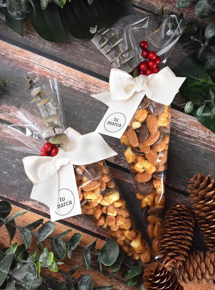 Cono de canguil y frutos secos G098