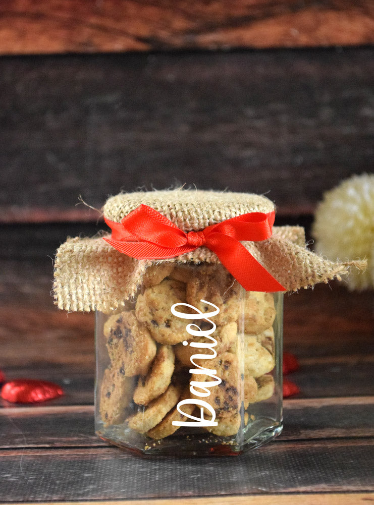 Frasco de galletas con capuchón