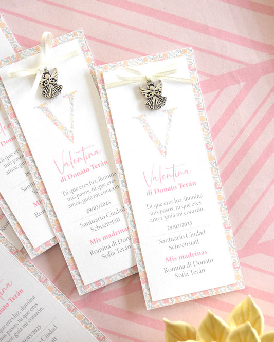 Estampas de flores con dije