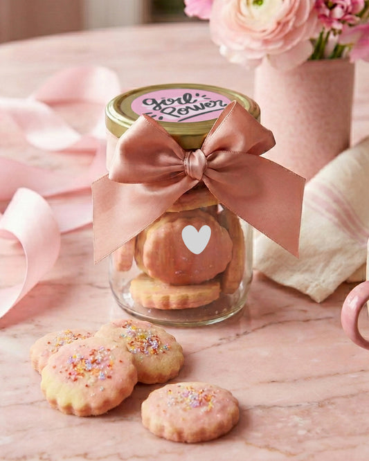 Frasco galletas Rosadas