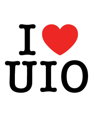 Hoodie I Love UIO