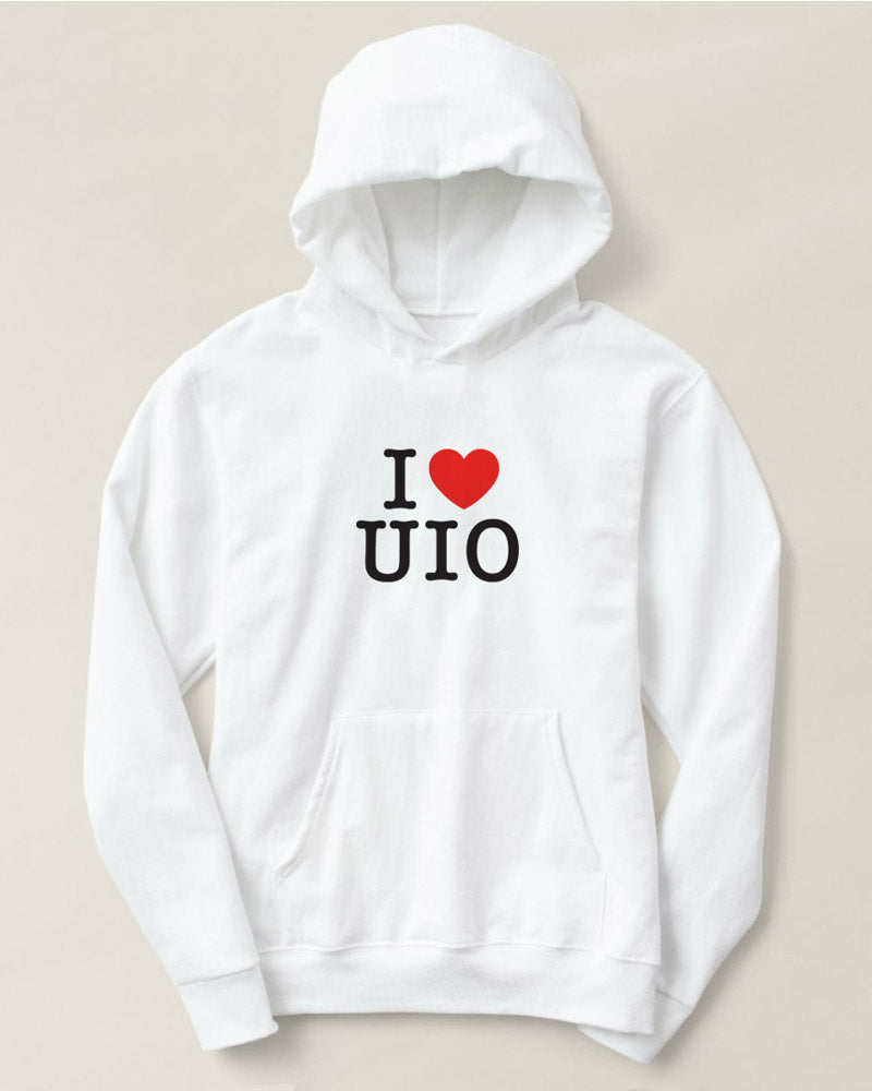 Hoodie I Love UIO