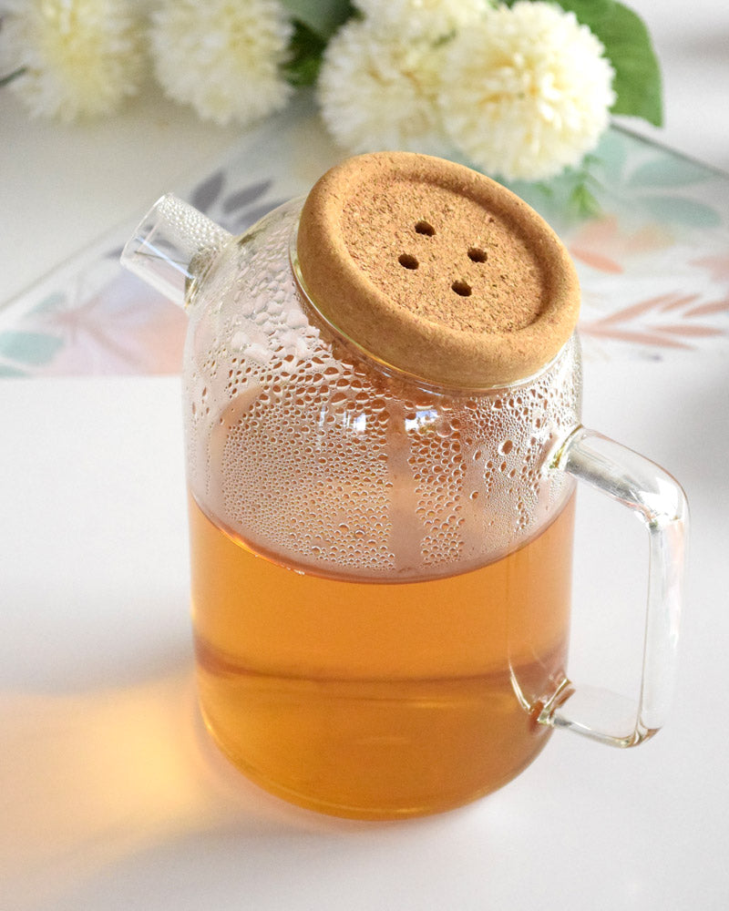 Jarra de Cristal tapa corcho grande 1200ml