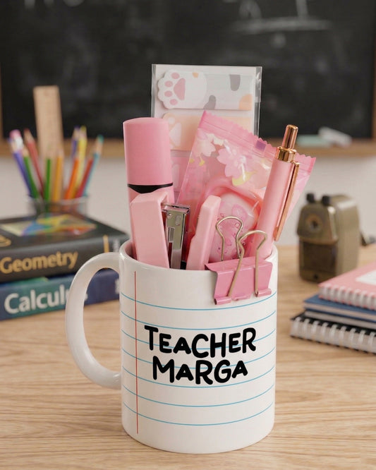 Teacher pink mug