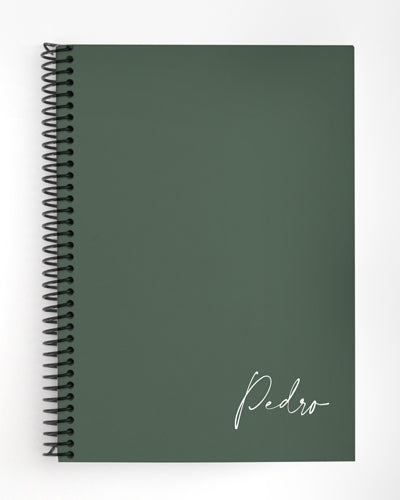 Libreta Grey Green