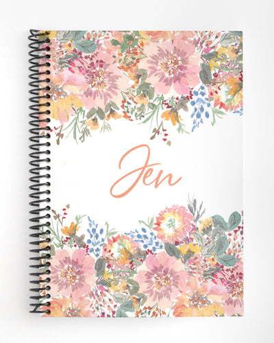 Libreta PInk Flowers