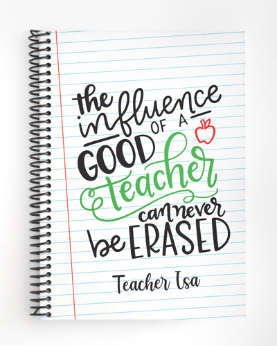 Libreta Influence of a good teacher