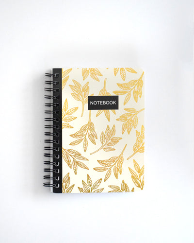 Libreta Notes Blanco+Dorado