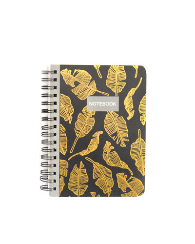 Libreta Notes Negro+dorado