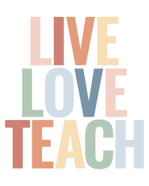 Hoodie Live Love Teach