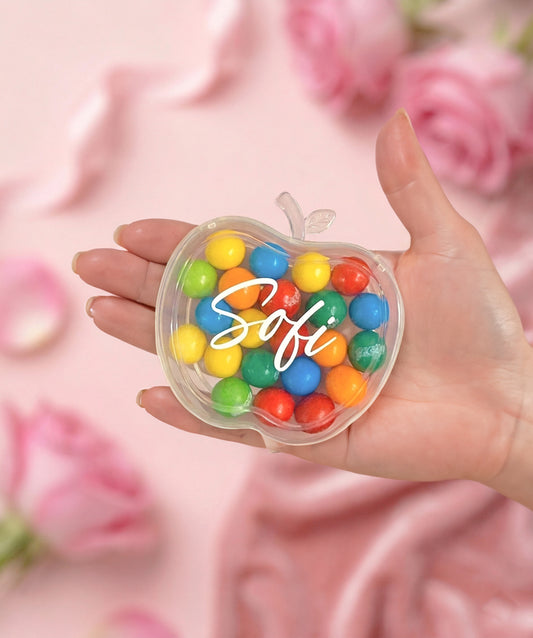 Manzana con chicles