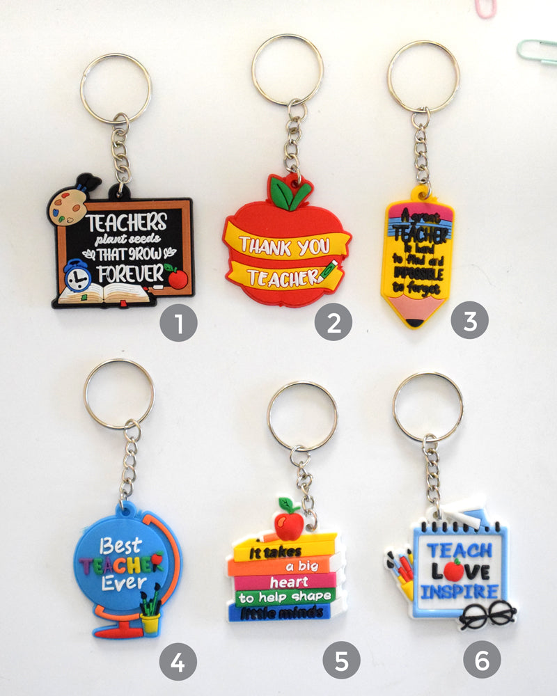 Llavero plástico Teachers