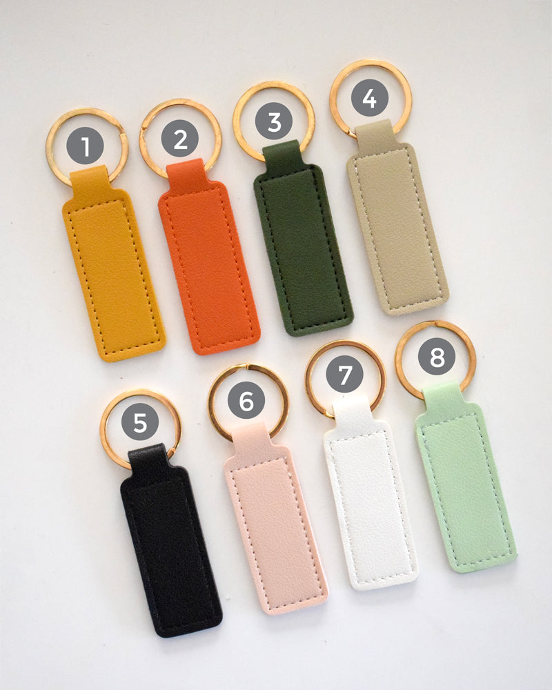 Llavero de cuero Teachers